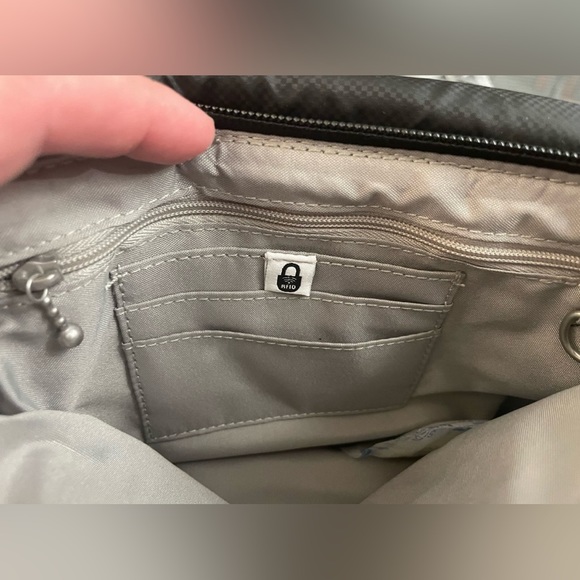 Flap Crossbody with Chain | Black w/ Silver Hardware - Picture 2 of 4